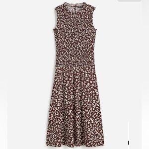 Madewell Floral Maxi Dress - Gray and Cream